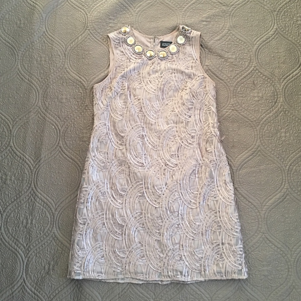 Adrianna Papell Mauve Shift Dress